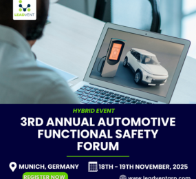 Press Release 3rd Annual Automotive Functional Safety Forum